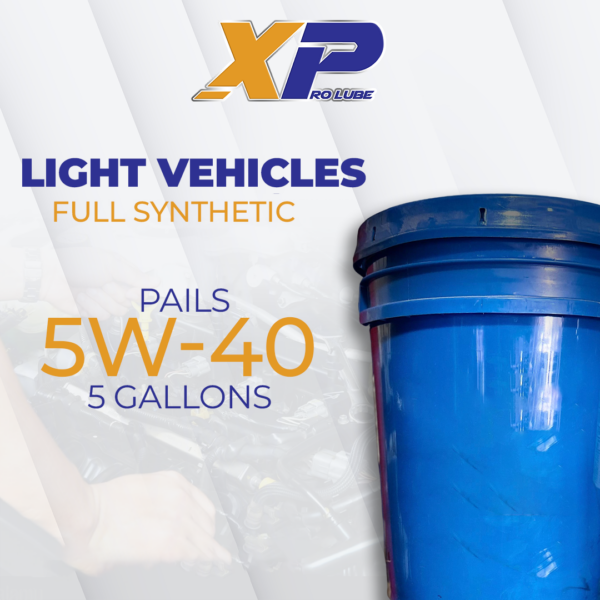 Pails of 5 Galons ~ 5w-40 Viscosity Motor Oil