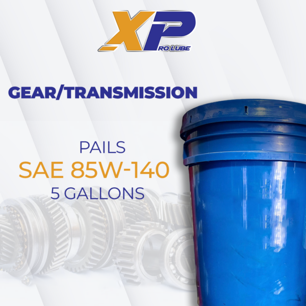 Pails 5-gallons SAE 85-w 140