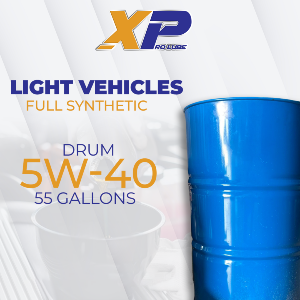 Drum 55 Gallons ~ 5w-40 Viscosity Motor Oil